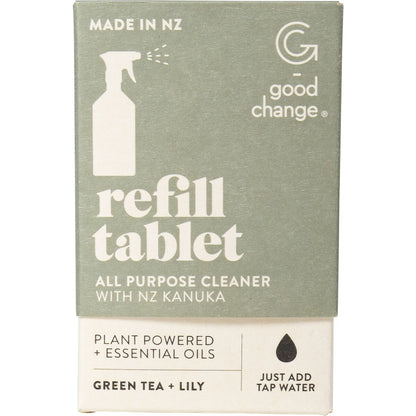 Good Change All Purpose Cleaner Refill Tablet Green Tea & Lily Each