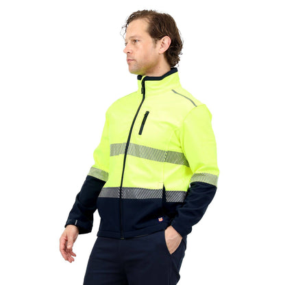 Citeco Yellow Hi Vis Soft Shell Jacket - XL