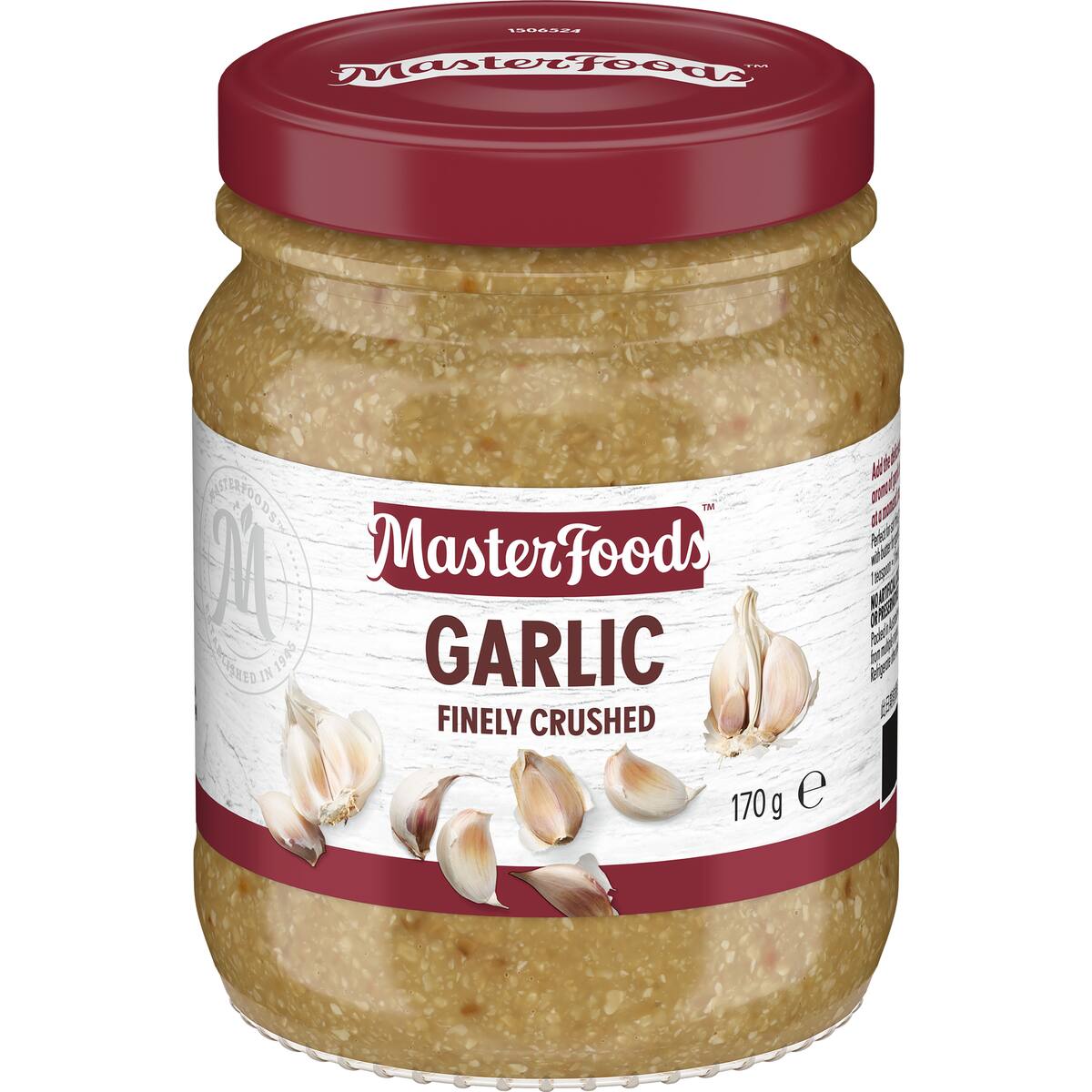 Masterfoods Finely Crushed Garlic 170g