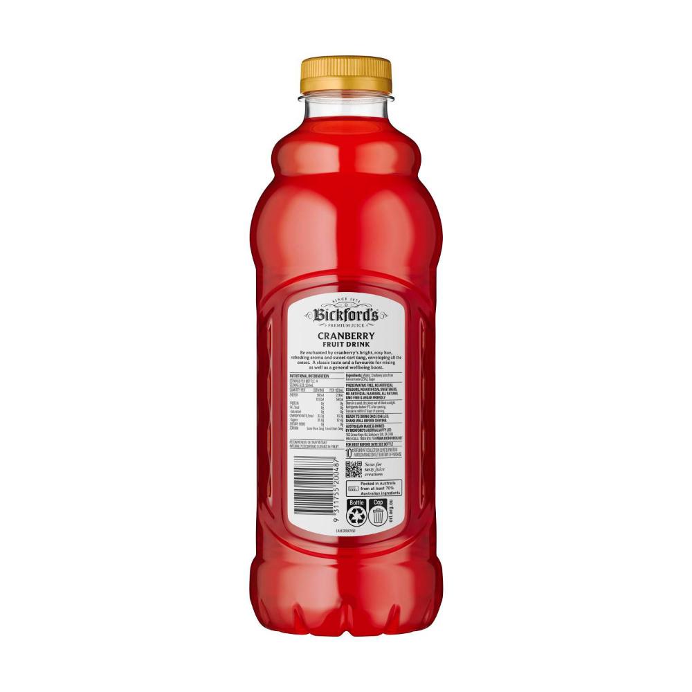 Bickford's Cranberry Juice Drink - 1L