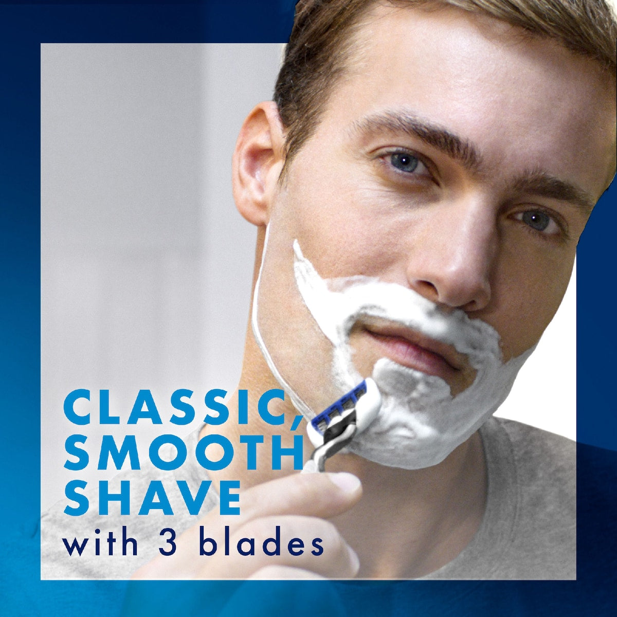 Gillette Mach 3 Turbo 3d Razor Blades 4 Pack