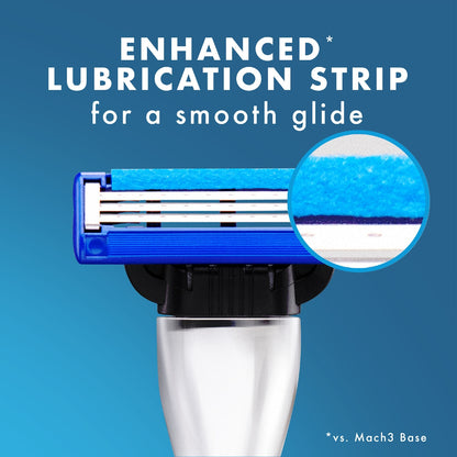 Gillette Mach 3 Turbo 3d Razor Blades 4 Pack