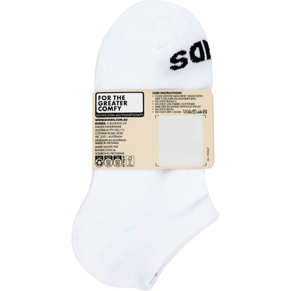 Bonds Ladies The Low Cut Everyday Socks Size 3-8 Assorted 4 Pack