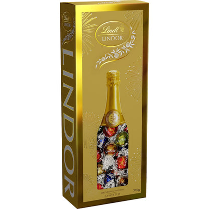 Lindt Lindor Champagne Gala Assorted Chocolate Gift Box 396g