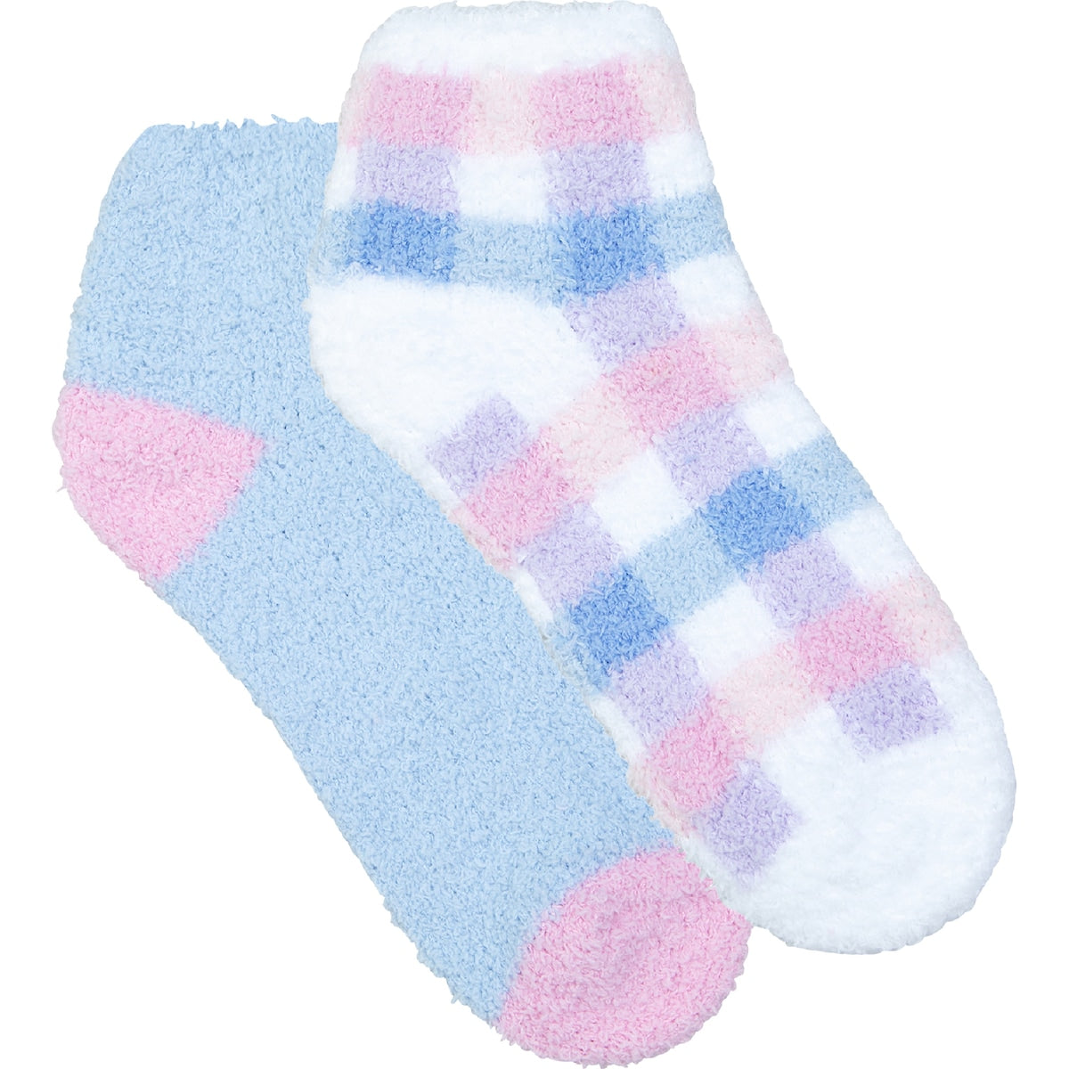 Underworks Ladies Heat Bods Bed Socks Size 5-10 Assorted 2 Pack