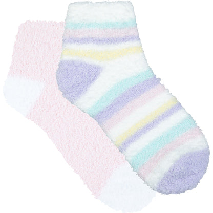 Underworks Ladies Heat Bods Bed Socks Size 5-10 Assorted 2 Pack