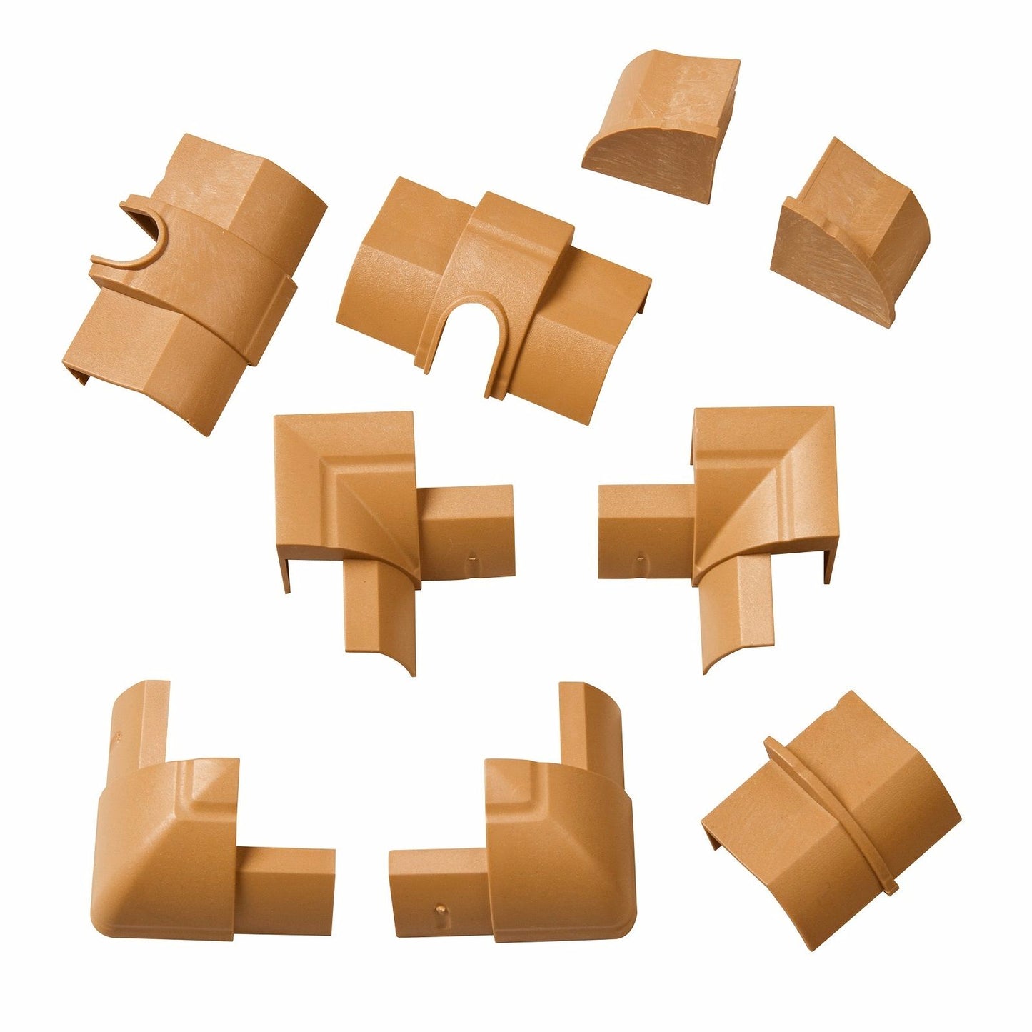 D-Line Cable Cover Accessories - 22 x 22mm - 9 Pack