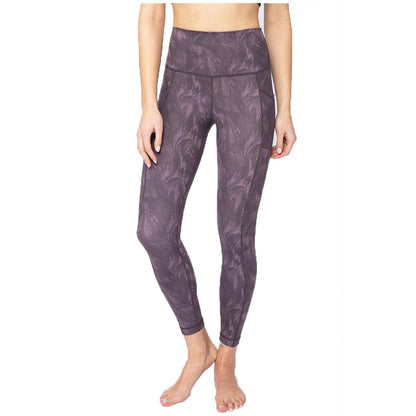 90 Degree Feather Palm Tree Ankle Legging