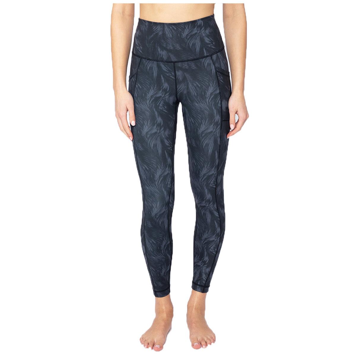 90 Degree Feather Palm Tree Ankle Legging