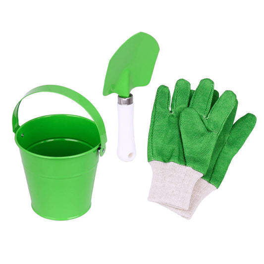 Kids 3 Piece Gardening Set - Green