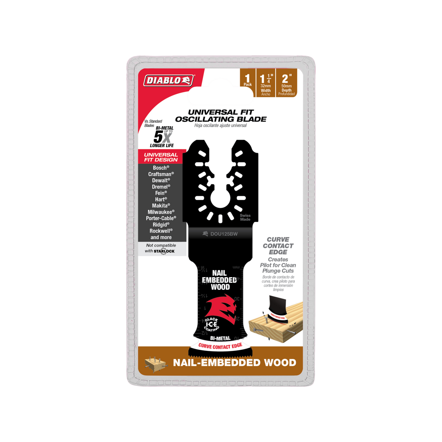 Diablo Universal Multi Tool Blade - 50 x 32mm