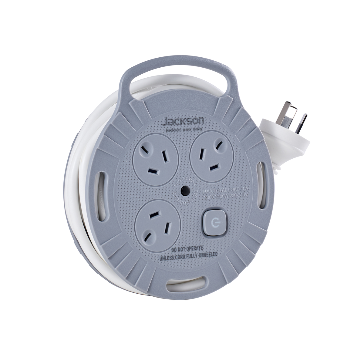 Jackson Home Rugged 3m 3 Outlet Cable Reel