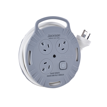 Jackson Rugged Extension Reel - 3 Outlet - 3m