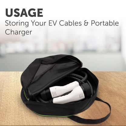 Arlec Portable Charger and Charging Cable Case - 7m - Black