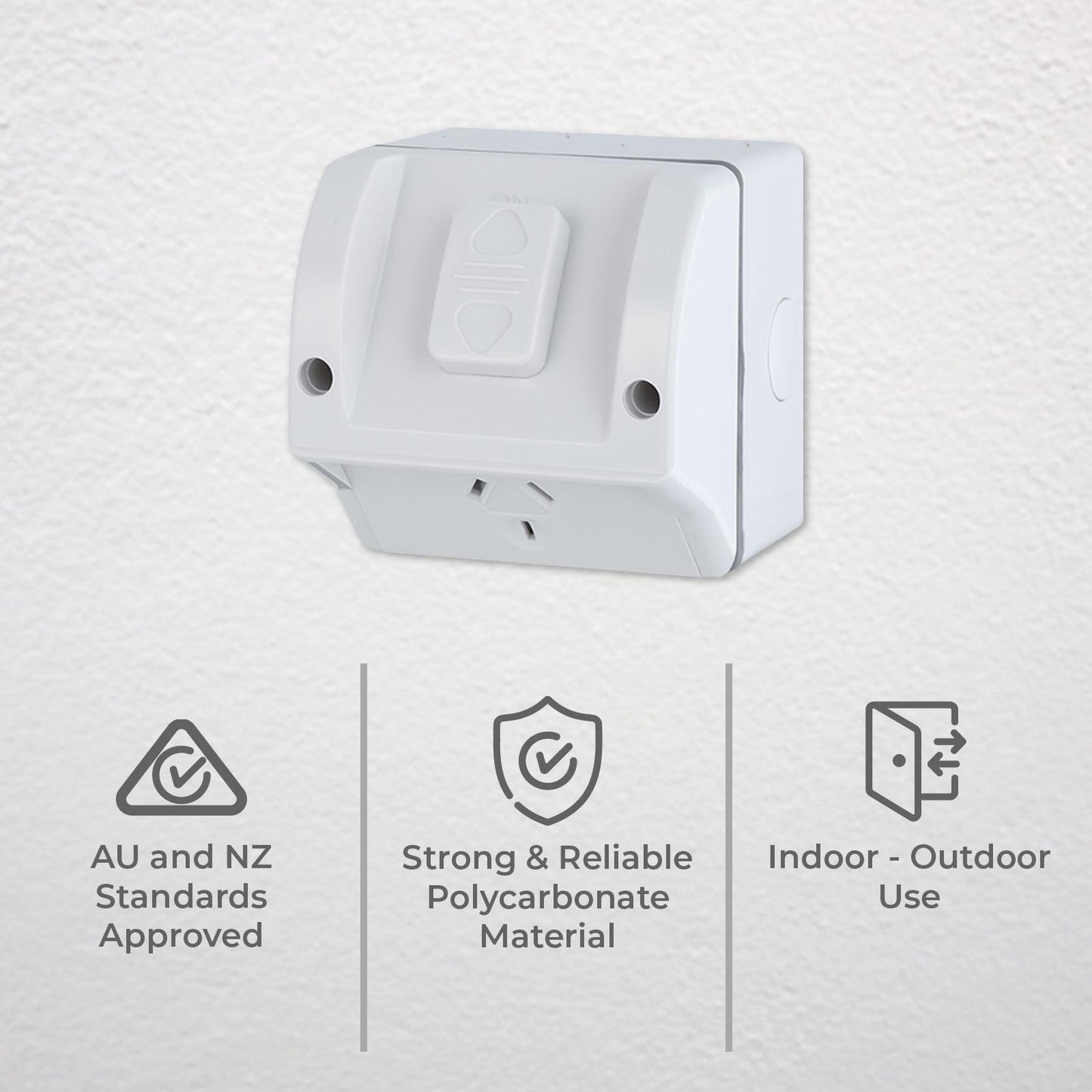 Deta Single Weatherproof Power Point