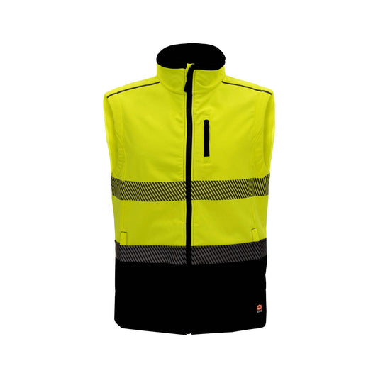 Citeco Yellow Hi Vis Soft Shell Vest - XL