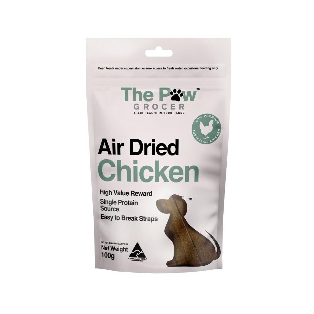 The Paw Grocer Air Dried Chicken Straps Dog Treat - 100g