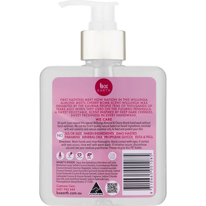 Bx Earth Hand Wash Willunga Almond & Cherry Bomb 300ml