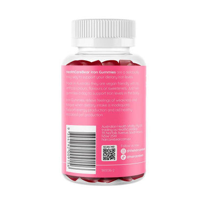 HealthCareBear Gummies Iron - 60 Pack