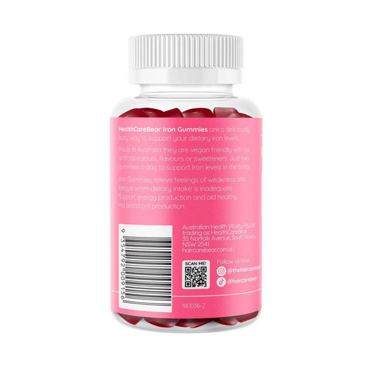 HealthCareBear Gummies Iron - 60 Pack