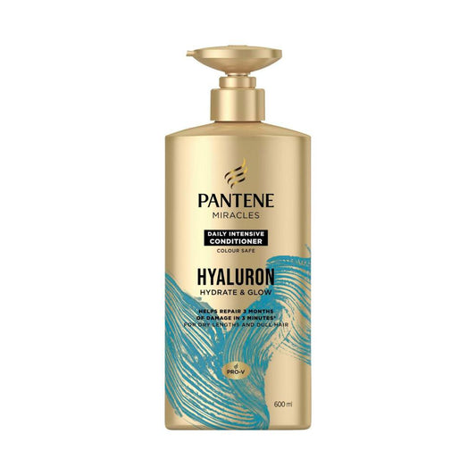 Pantene Miracles Hyaluron Hydrate & Glow Daily Intensive Conditioner - 600mL