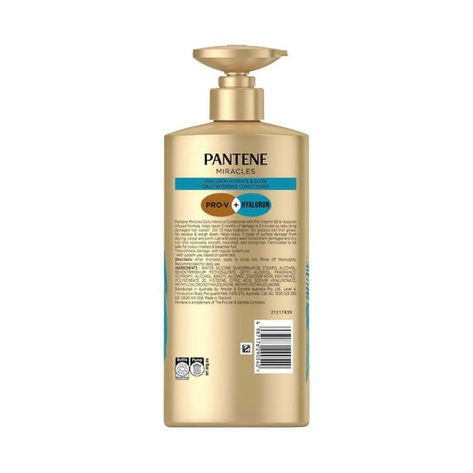 Pantene Miraes Hyaluron Hydrate & Glow Daily Intensive Conditioner - 600mL