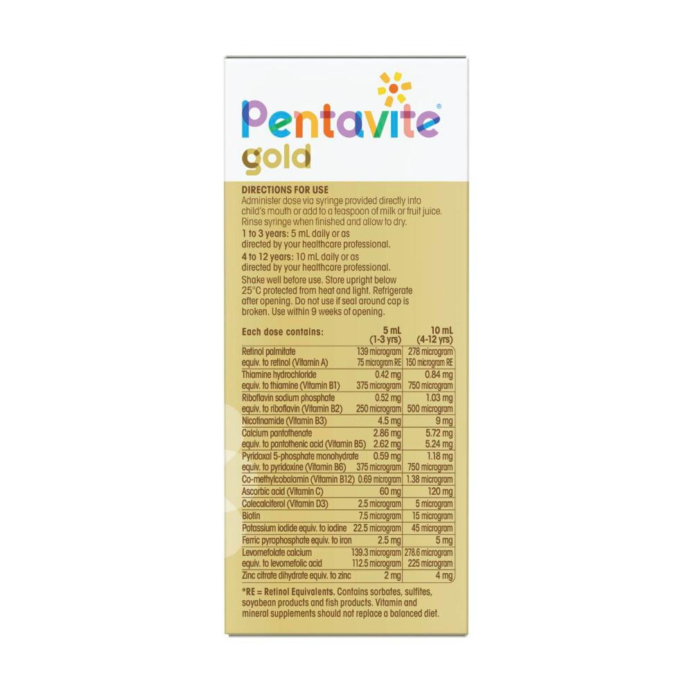 Pentavite Liquid Multivitamin Gold Watermelon - 200mL