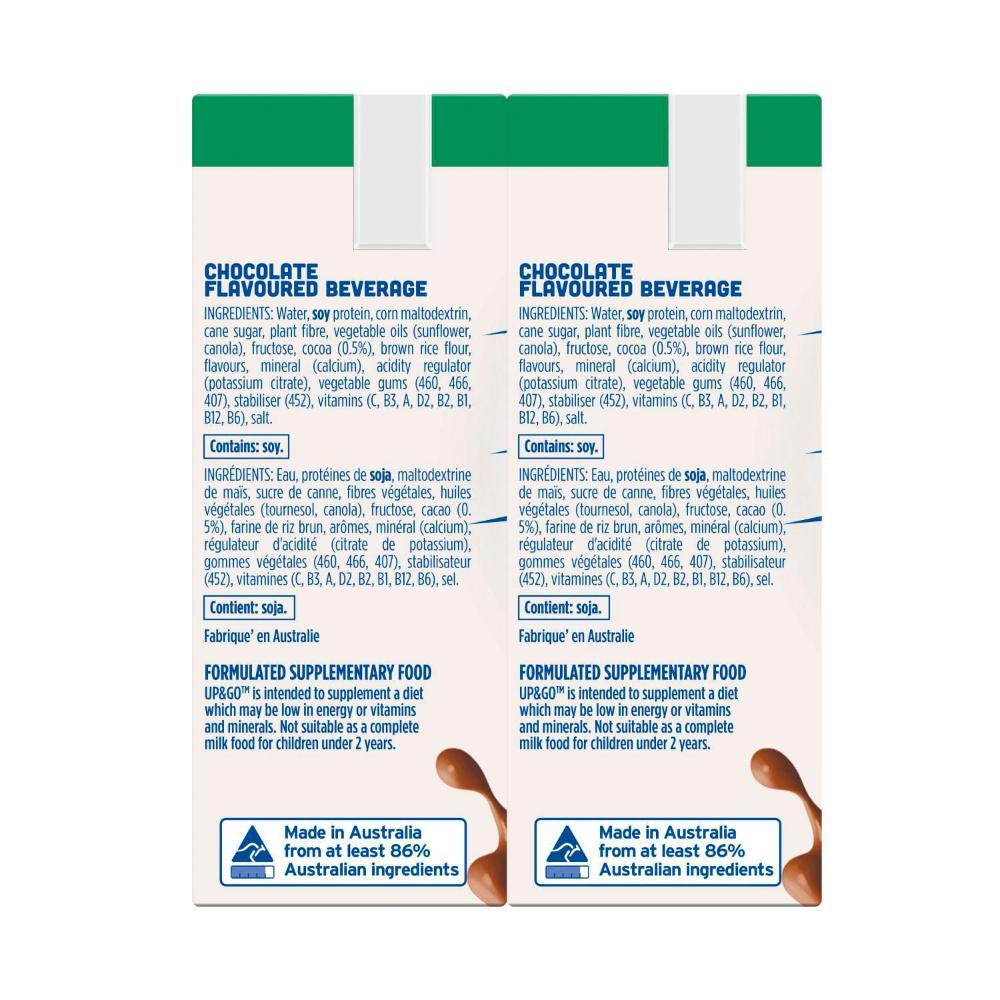 Sanitarium Up&go Dairy Free Chocolate 6x250ml - 1.5L