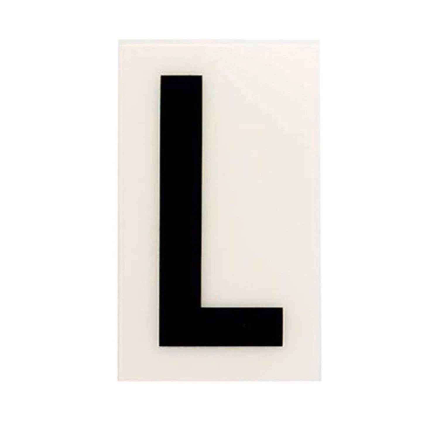 Sandleford White Self Adhesive House Letter L - 60mm