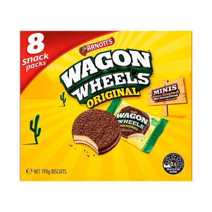 Arnott's Wagon Wheels Regular Multipack - 190g