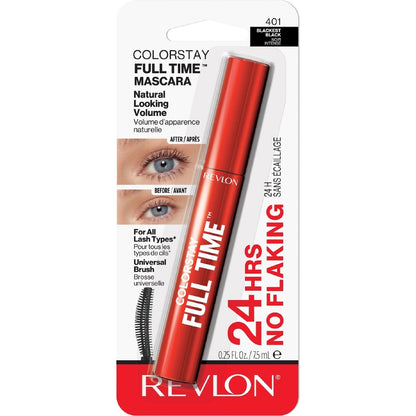 Revlon Colorstay Full Time Mascara Blackest Black Each