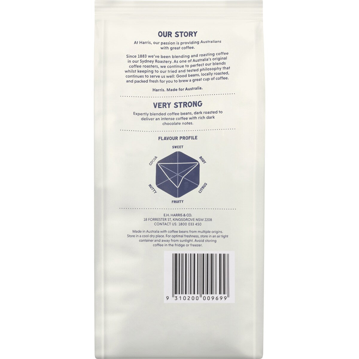 Harris Coffee Ground Very Strong 200g