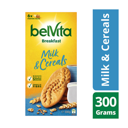 Belvita Breakfast Biscuits Milk & Cereals 6 Pack - 300g