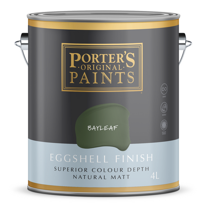 Porter's Washable Paint - 4L - Bayleaf - Eggshell