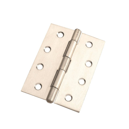 Lane Butt Hinge 100mm Satin Stainless Steel 20 Pack Easy Removal