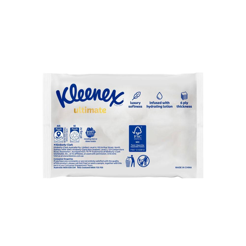 Kleenex Facial Tissue 6 Ply Soft Pack - 20 Pack