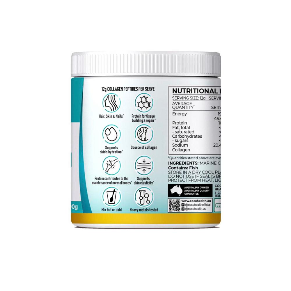 Coco Earth Powder Marine Collagen + Hair Skin Nails - 200g