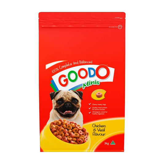 Good- O Dog Chicken & Veal Dry Dog Food - 3kg