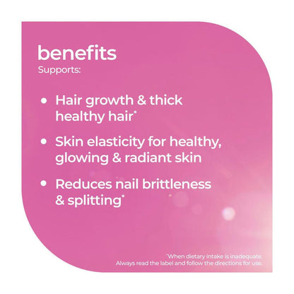 Nature's Way High Strength Gummies Hair Skin Nails - 60 Pack