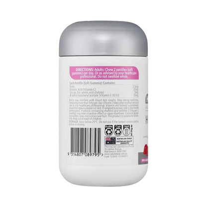 Nature's Way High Strength Gummies Hair Skin Nails - 60 Pack