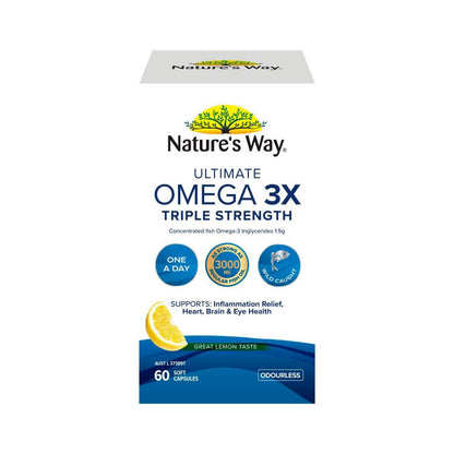 Nature's Way Ultimate Omega 3x Strength - 60 Pack