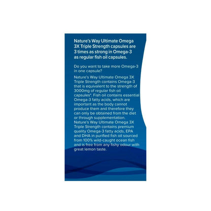 Nature's Way Ultimate Omega 3x Strength - 60 Pack