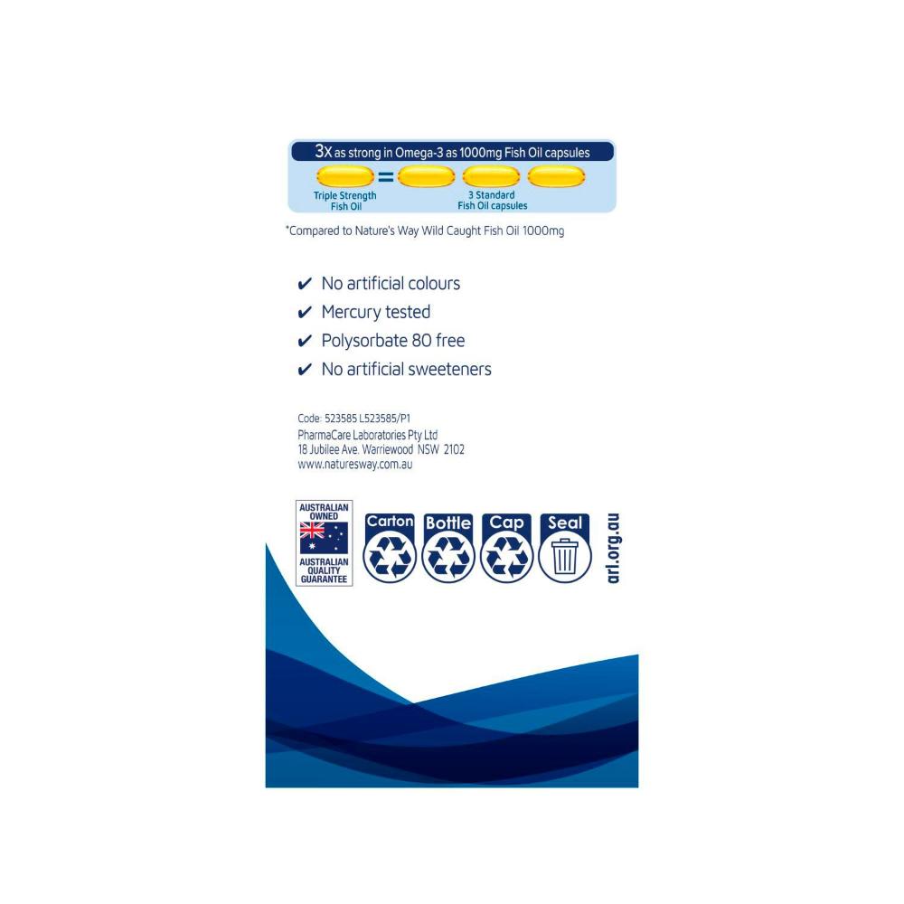 Nature's Way Ultimate Omega 3x Strength - 60 Pack