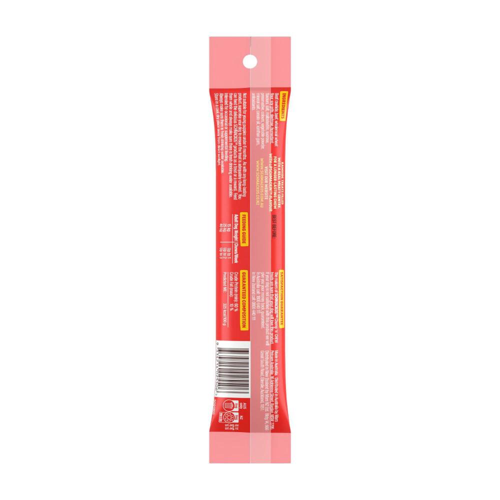 Schmackos Chomp N Chew Large Dog With Beef Dog Treat - 1 Pack