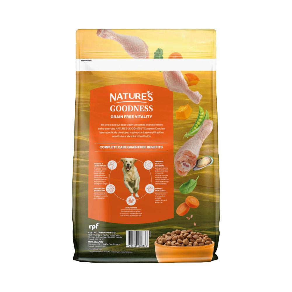 Natures Goodness Complete Care Adult Dry Dog Food With Chicken - 3kg