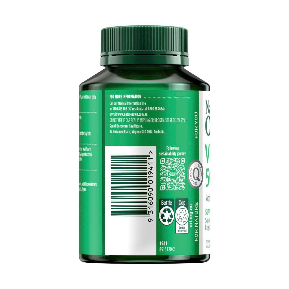 Natures Own Own B3 500mg - 120 Pack