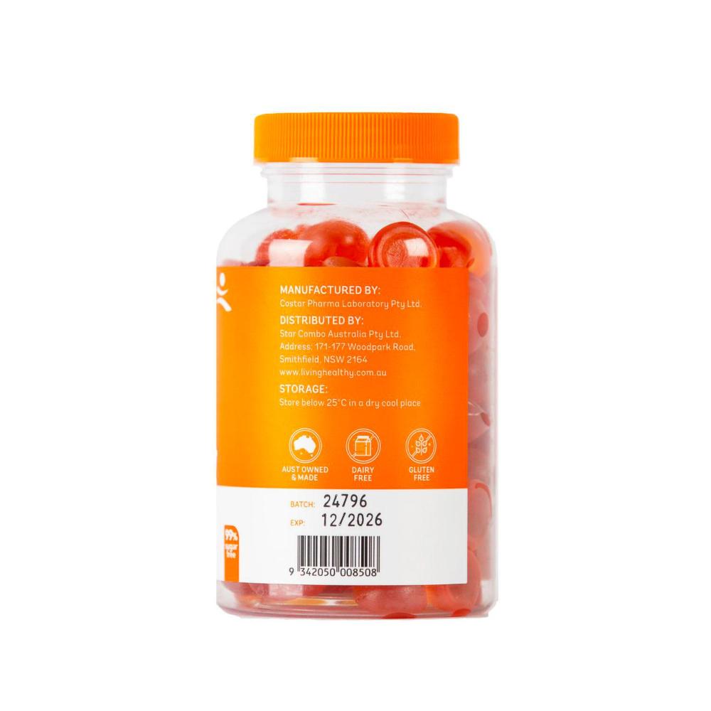 Living Healthy Adult Gummies Vitamin D + K2 - 60 Pack