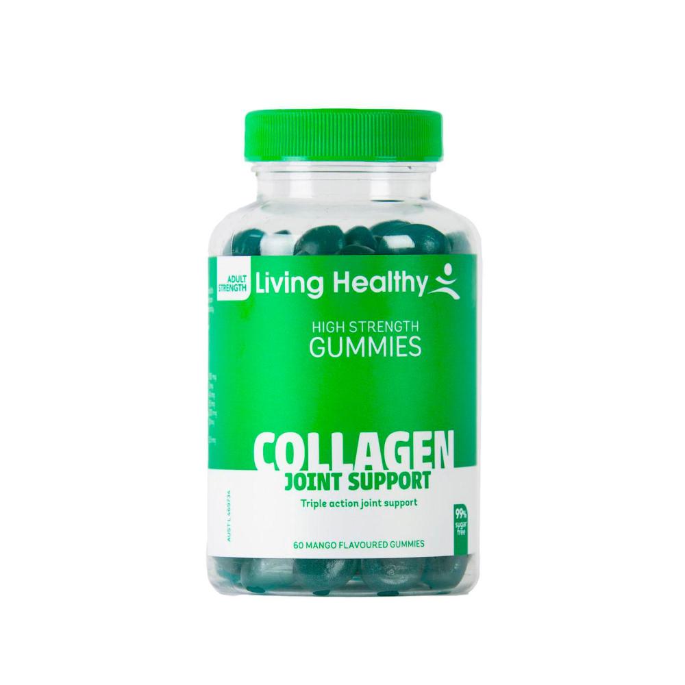Living Healthy Adult Gummies Collagen Joint Support - 60 Pack
