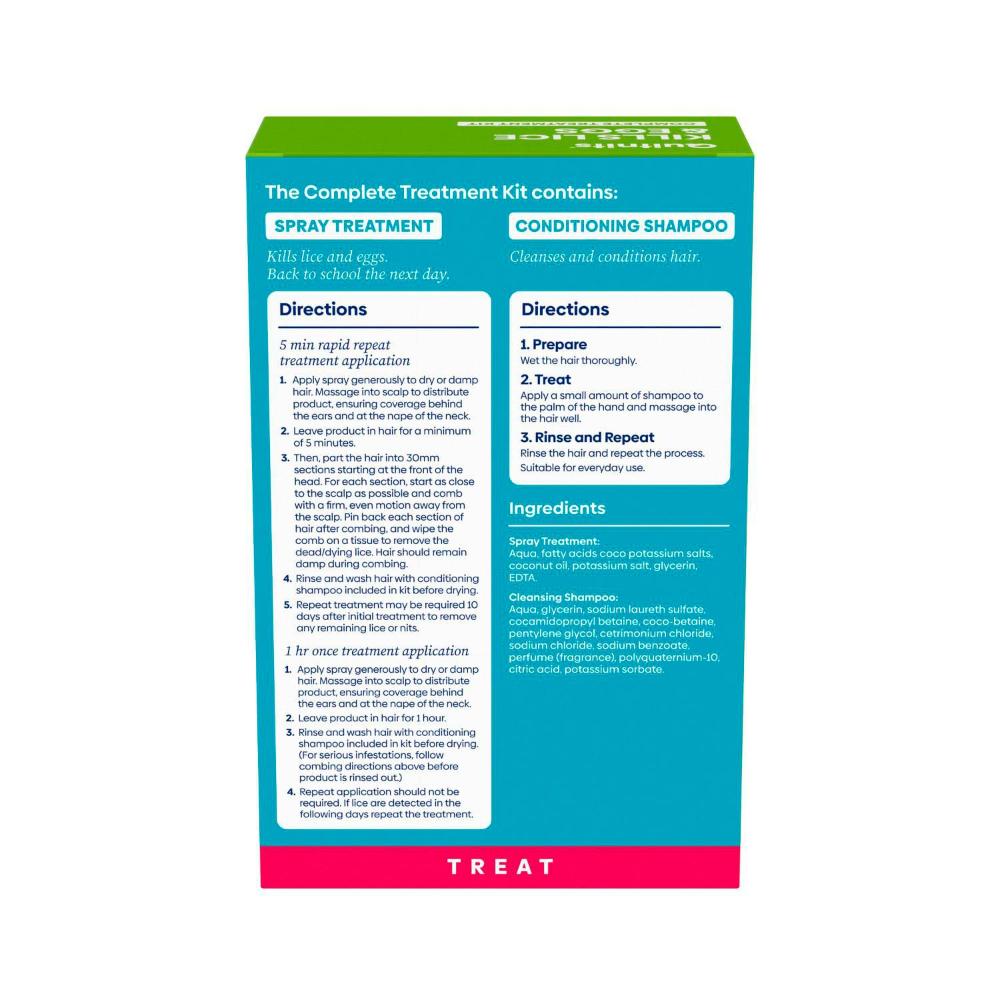 Quitnits Complete Head Lice Treatment Kit - 325mL