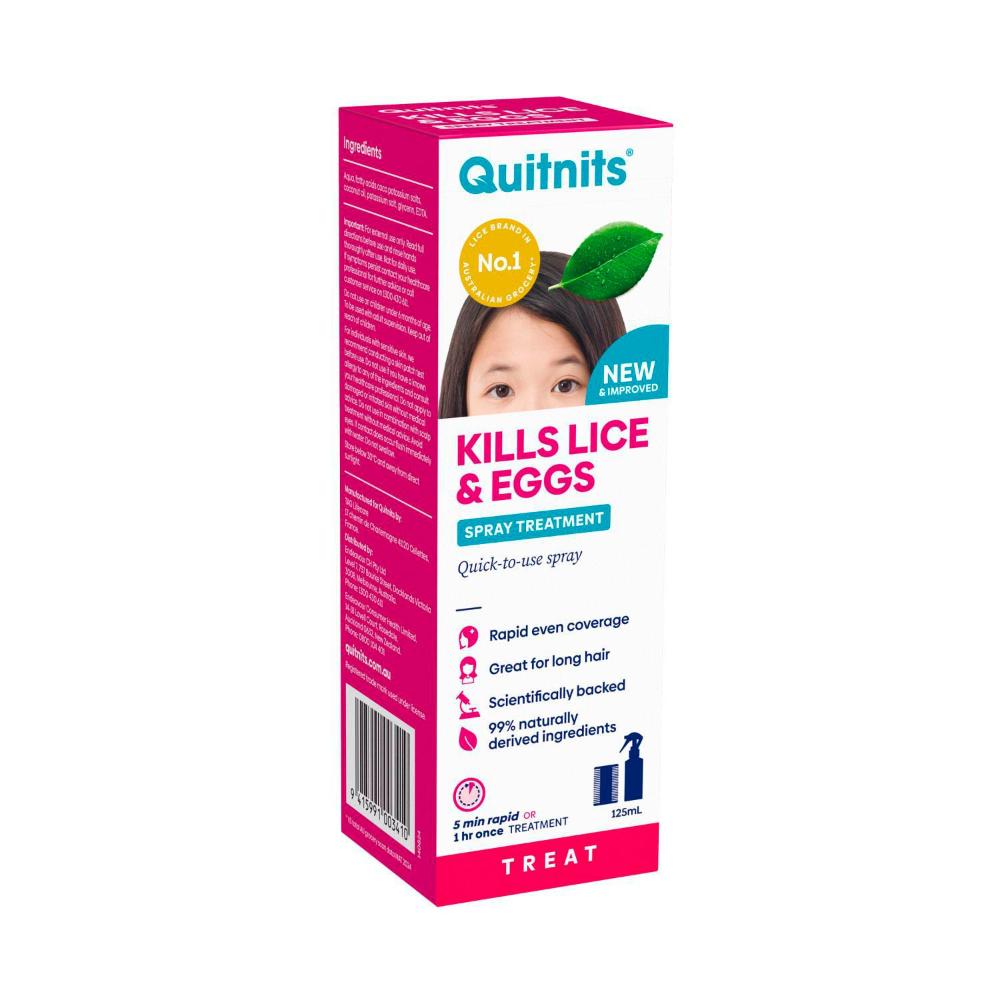 Quitnits Head Lice Treatment Spray - 125mL